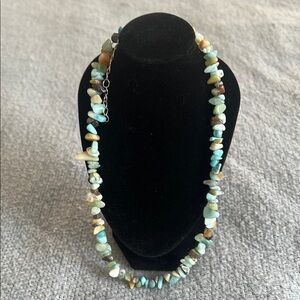 Multi-Color Gemstone Necklace